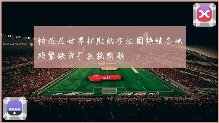 帕尼尼世界杯贴纸在法国热销各地频繁缺货引发抢购潮